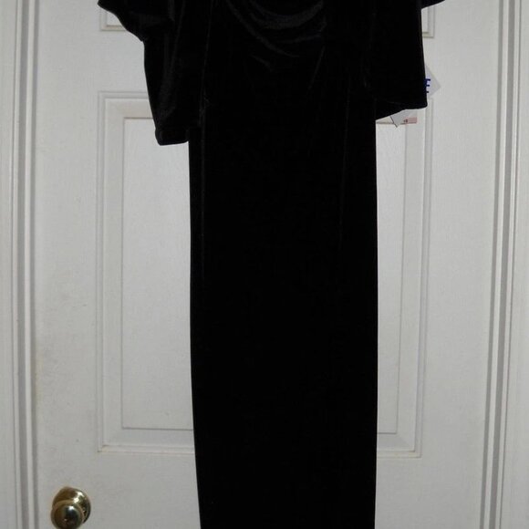 (2pc) Black Evening Dress from Dillards - Picture 6 of 7